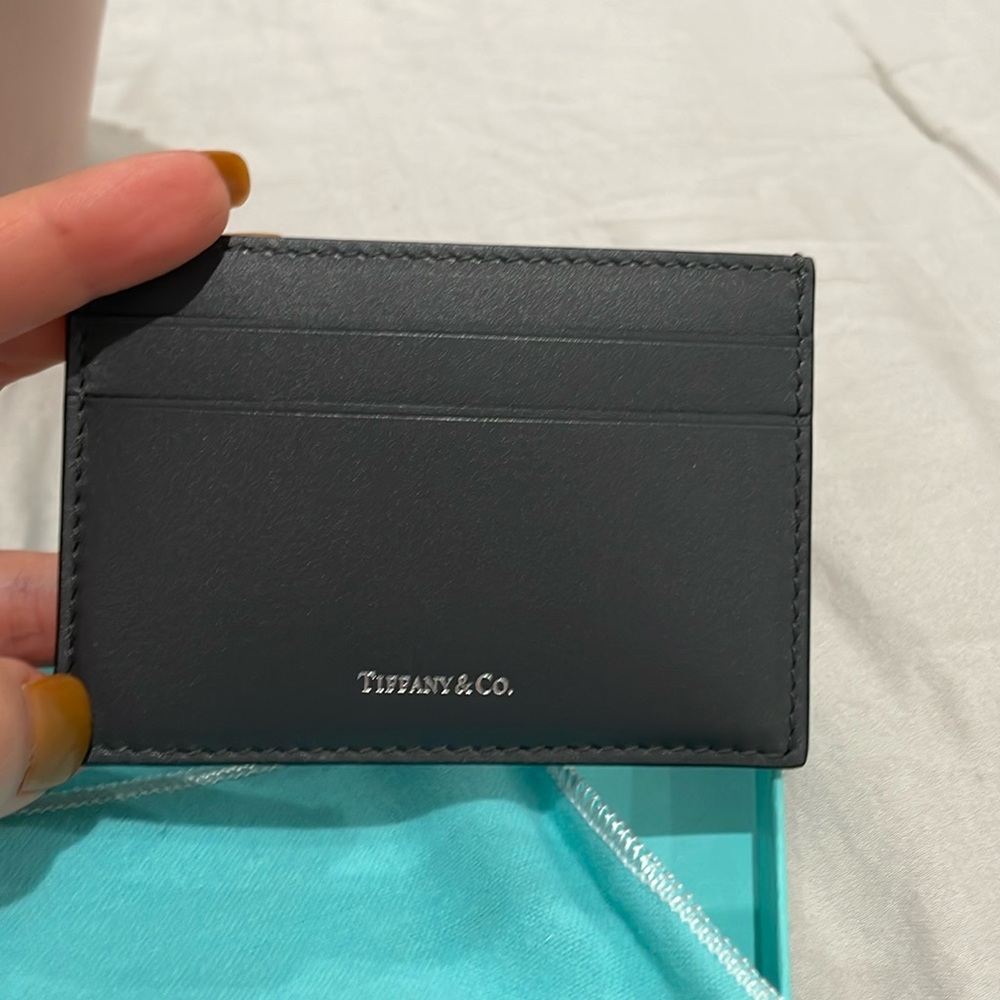 Tiffany & Co. leather cardholder